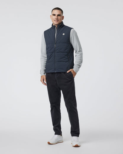 Echo Insulated Vest 2.0 Men's Navy Vest - Vuori