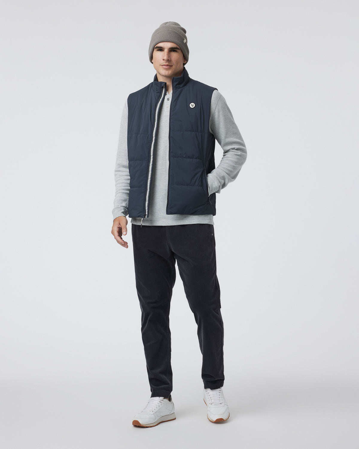 Echo Insulated Vest 2.0 Men's Navy Vest - Vuori