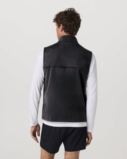 Sunday Insulated Hybrid Vest Men's Black Training Vest - Vuori