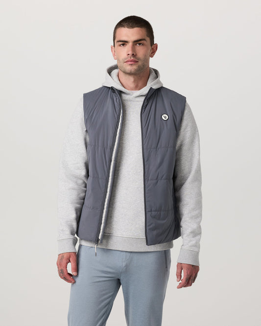 Echo Insulated Vest 2.0 Men's Moonlight Vest - Vuori