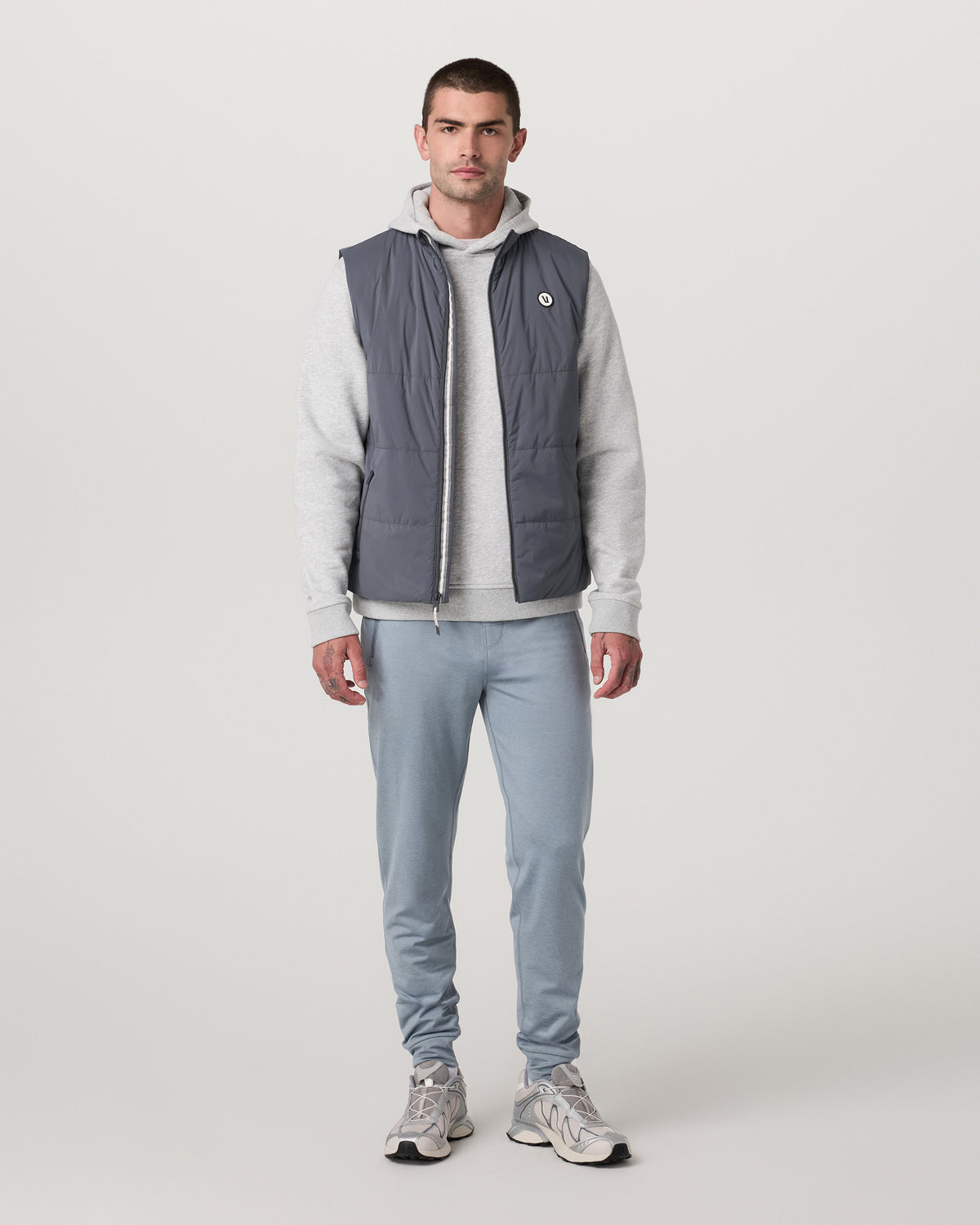 Echo Insulated Vest 2.0 Men's Moonlight Vest - Vuori