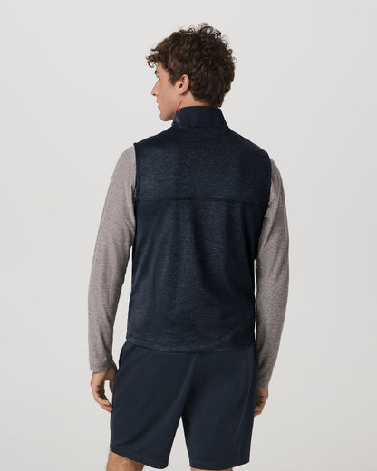 Sunday Insulated Hybrid Vest Ink Heather Training Vest - Vuori