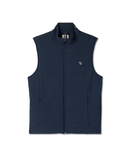 Sunday Insulated Hybrid Vest Ink Heather Training Vest - Vuori