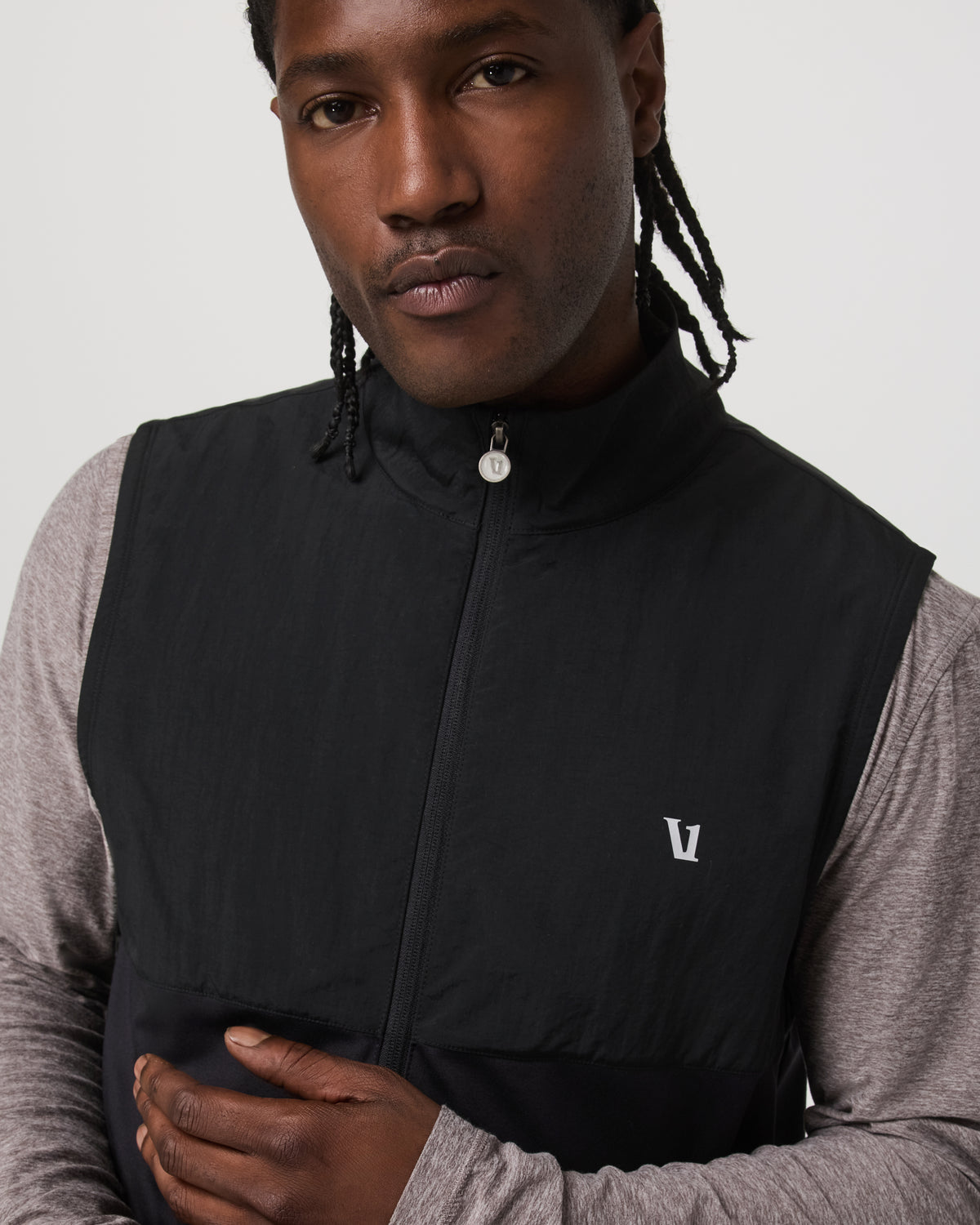 Sunday Element Vest Men's Black Vest - Vuori