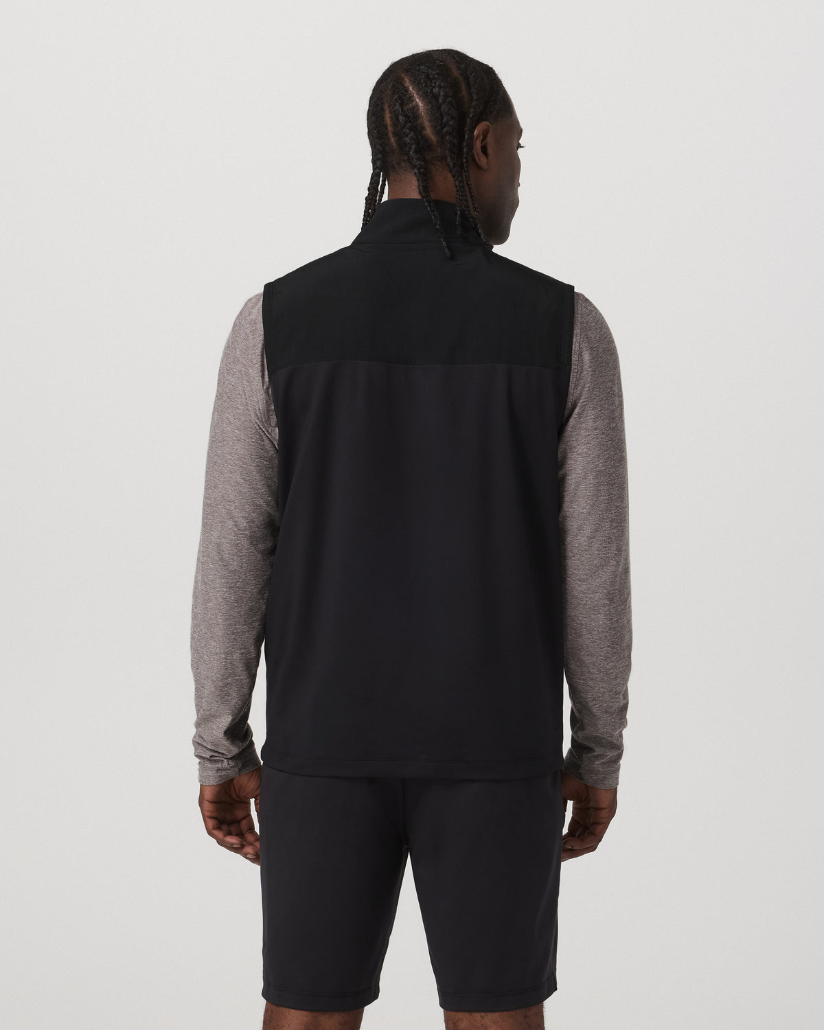 Sunday Element Vest Men's Black Vest - Vuori
