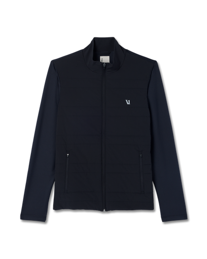 Sunday Insulated Hybrid Jacket Men's Black Training Jacket - Vuori