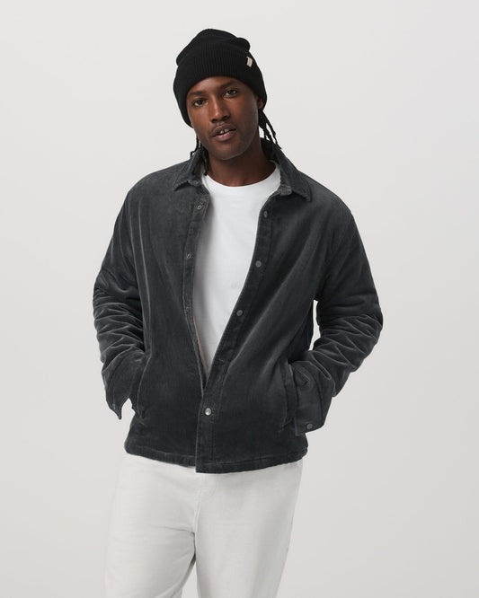 Vuori Cord Jacket Men's Dark Pewter Corduroy Jacket - Vuori