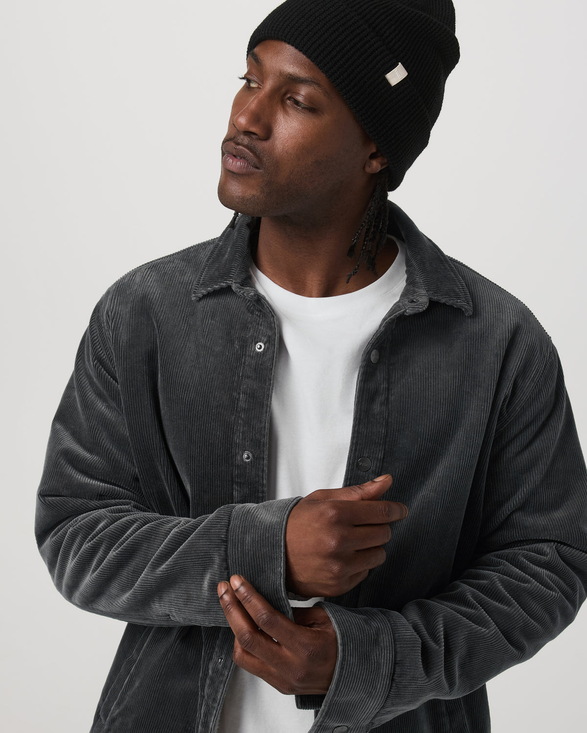 Vuori Cord Jacket Men's Dark Pewter Corduroy Jacket - Vuori