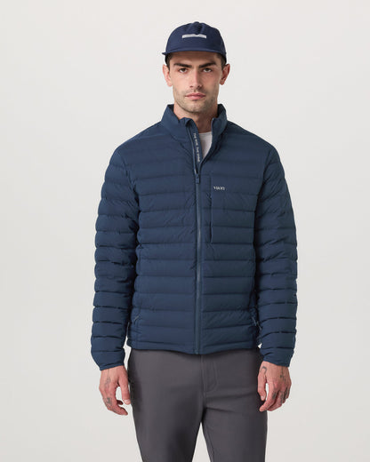 Men's Steadfast Insulated Full Zip Jacket Blue Coast - Vuori
