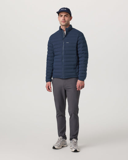 Men's Steadfast Insulated Full Zip Jacket Blue Coast - Vuori