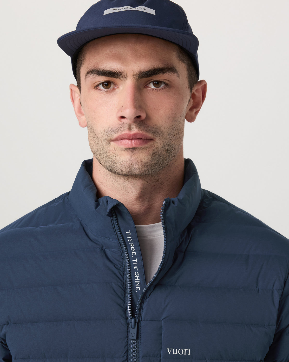 Men's Steadfast Insulated Full Zip Jacket Blue Coast - Vuori