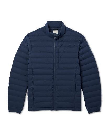 Men's Steadfast Insulated Full Zip Jacket Blue Coast - Vuori