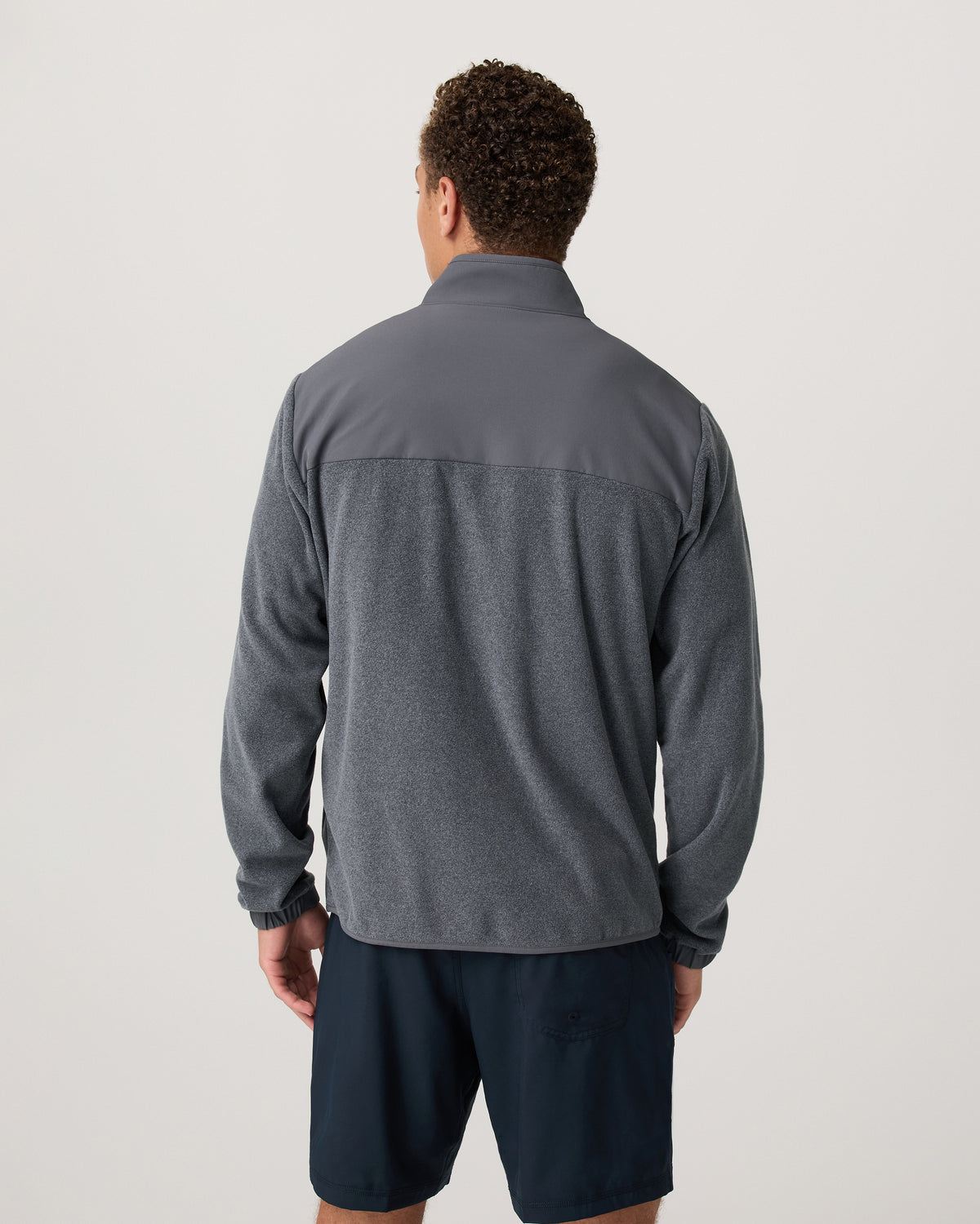 Aspen FZ Jacket Men's Heather Grey Full-Zip Jacket - Vuori