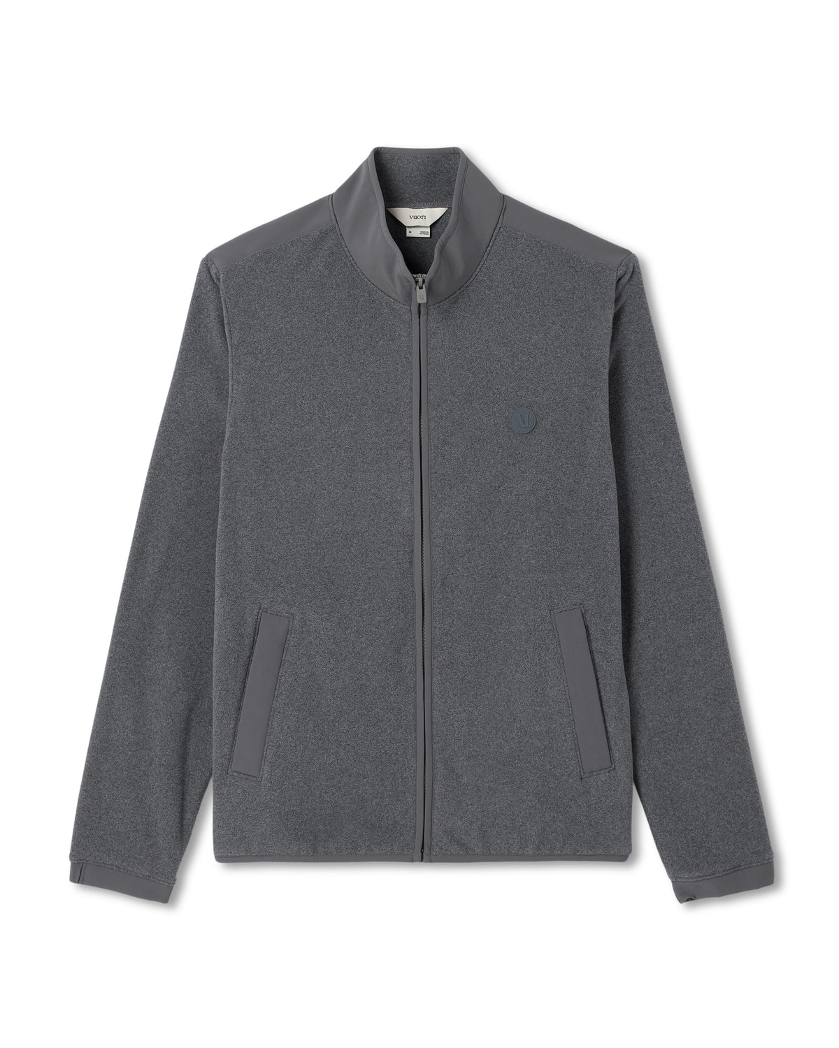 Aspen FZ Jacket Men's Heather Grey Full-Zip Jacket - Vuori