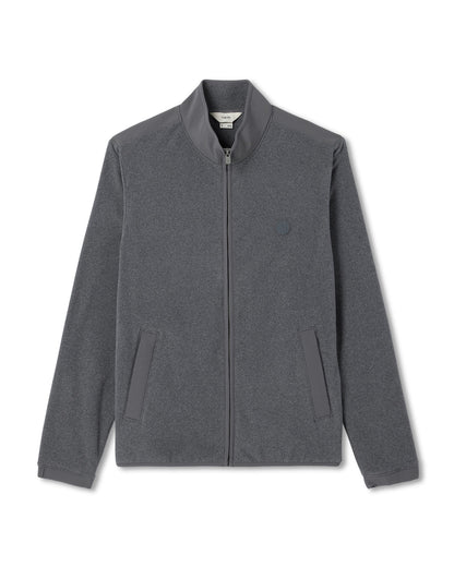 Aspen FZ Jacket Men's Heather Grey Full-Zip Jacket - Vuori