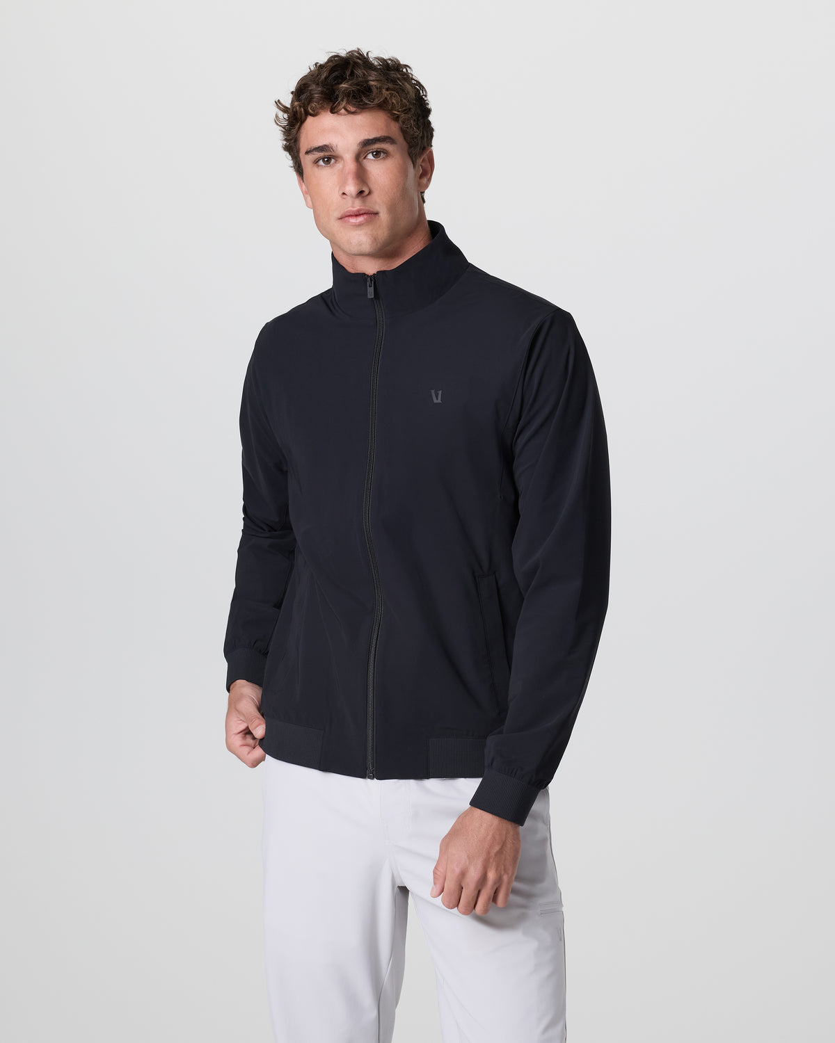 Fleet Jacket Men's Black Lightweight Jacket - Vuori