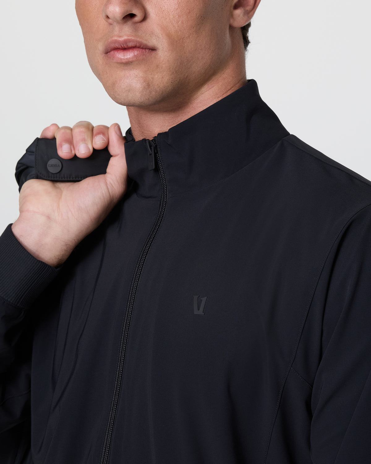Fleet Jacket Men's Black Lightweight Jacket - Vuori