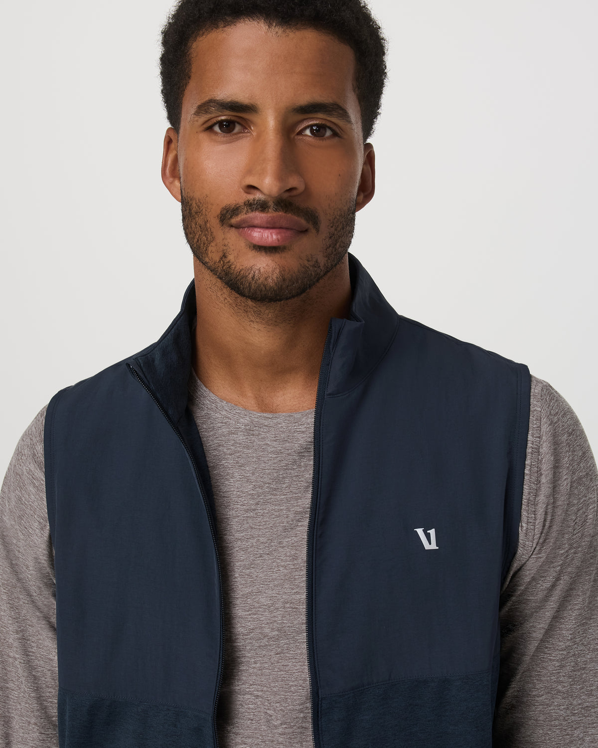 Sunday Element Vest Men's Ink Heather Vest - Vuori