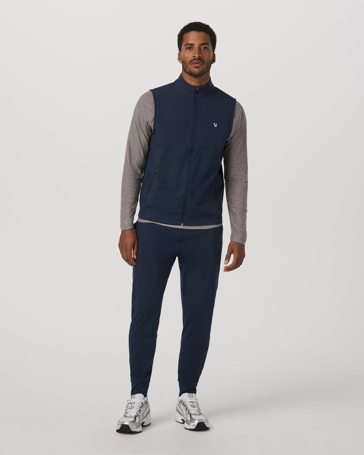Sunday Element Vest Men's Ink Heather Vest - Vuori