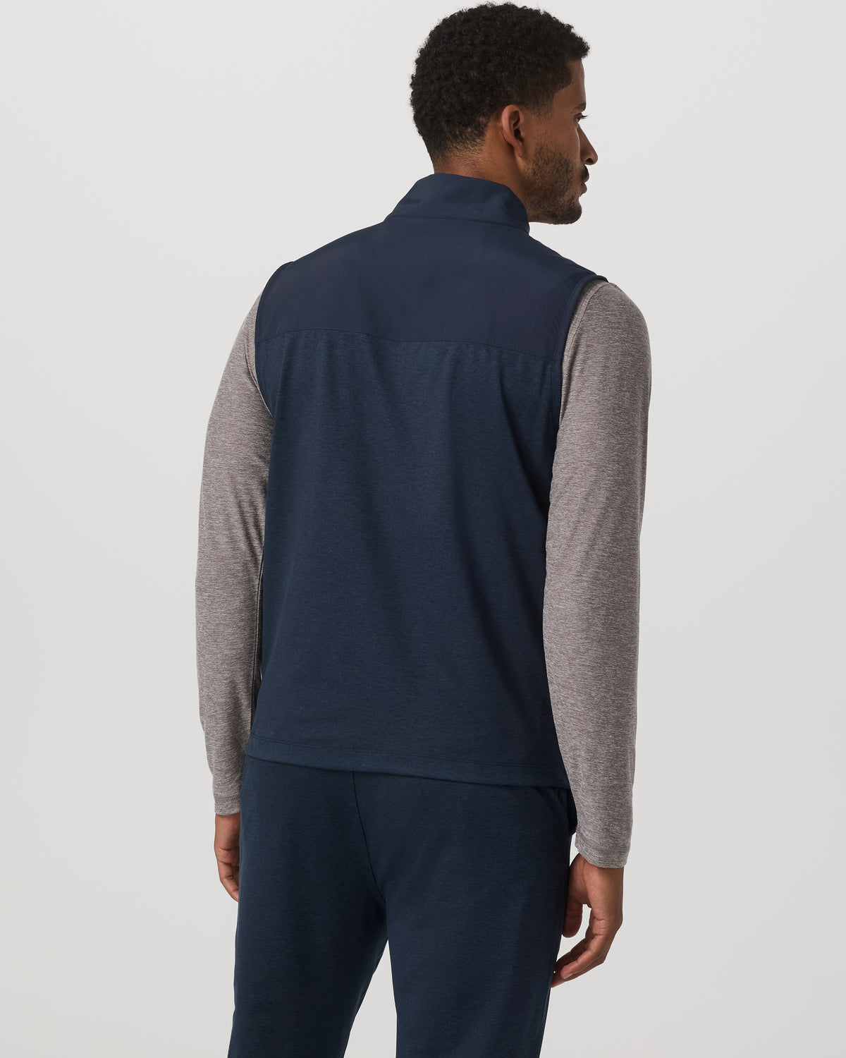 Sunday Element Vest Men's Ink Heather Vest - Vuori