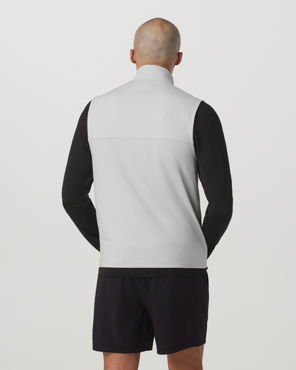 Sunday Insulated Hybrid Vest Frost Grey Training Vest - Vuori
