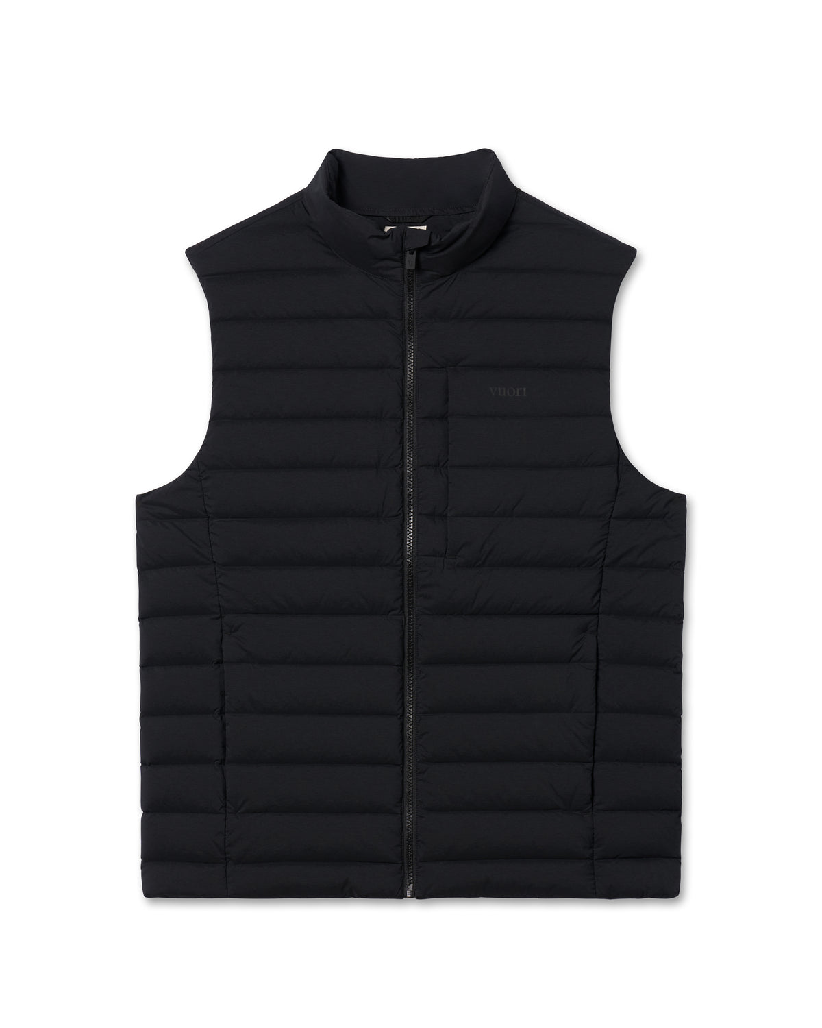 Steadfast Insulated Vest Men's Black Down Vest - Vuori