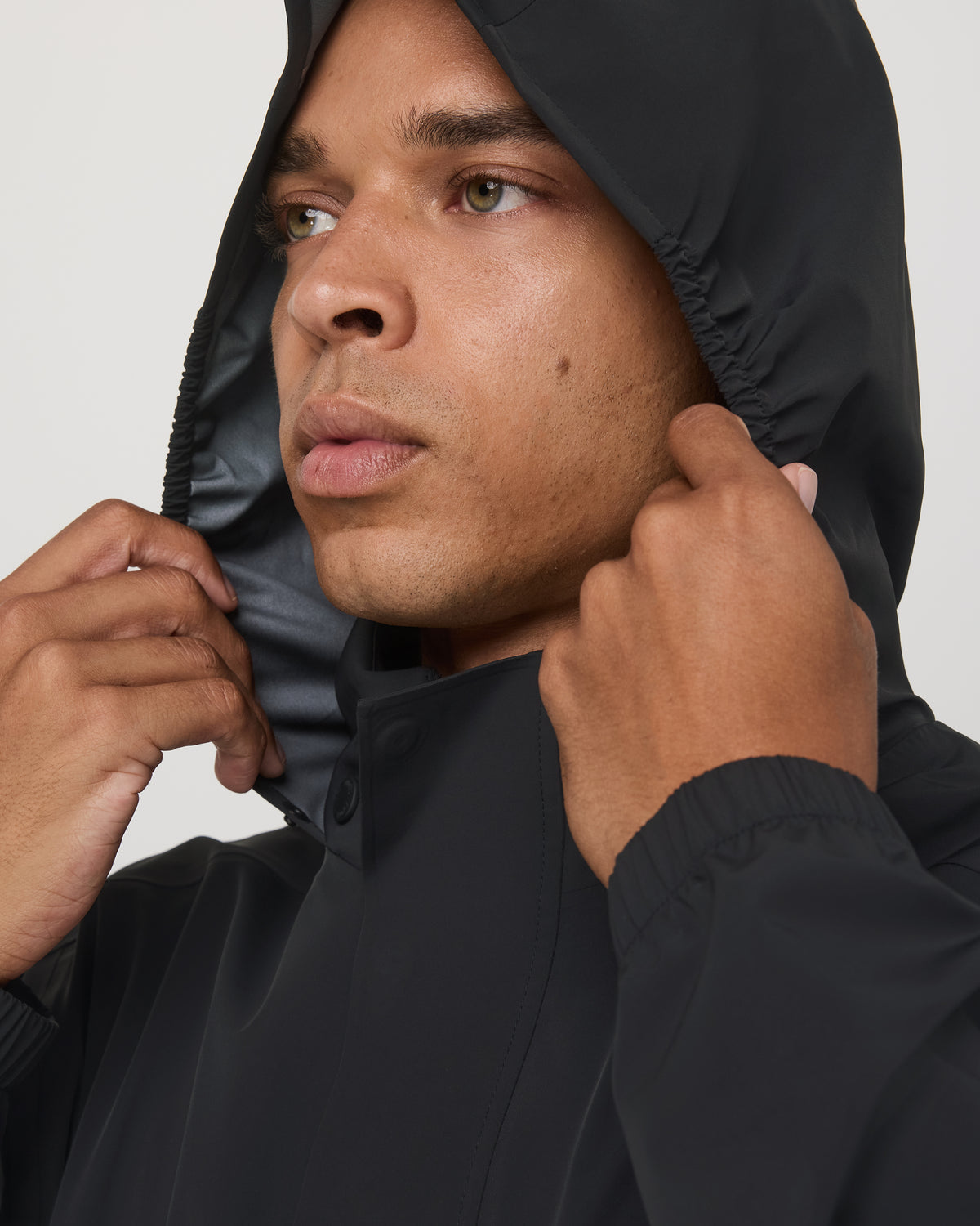 Stormbreak Jacket Black Lightweight Waterproof Jacket - Vuori
