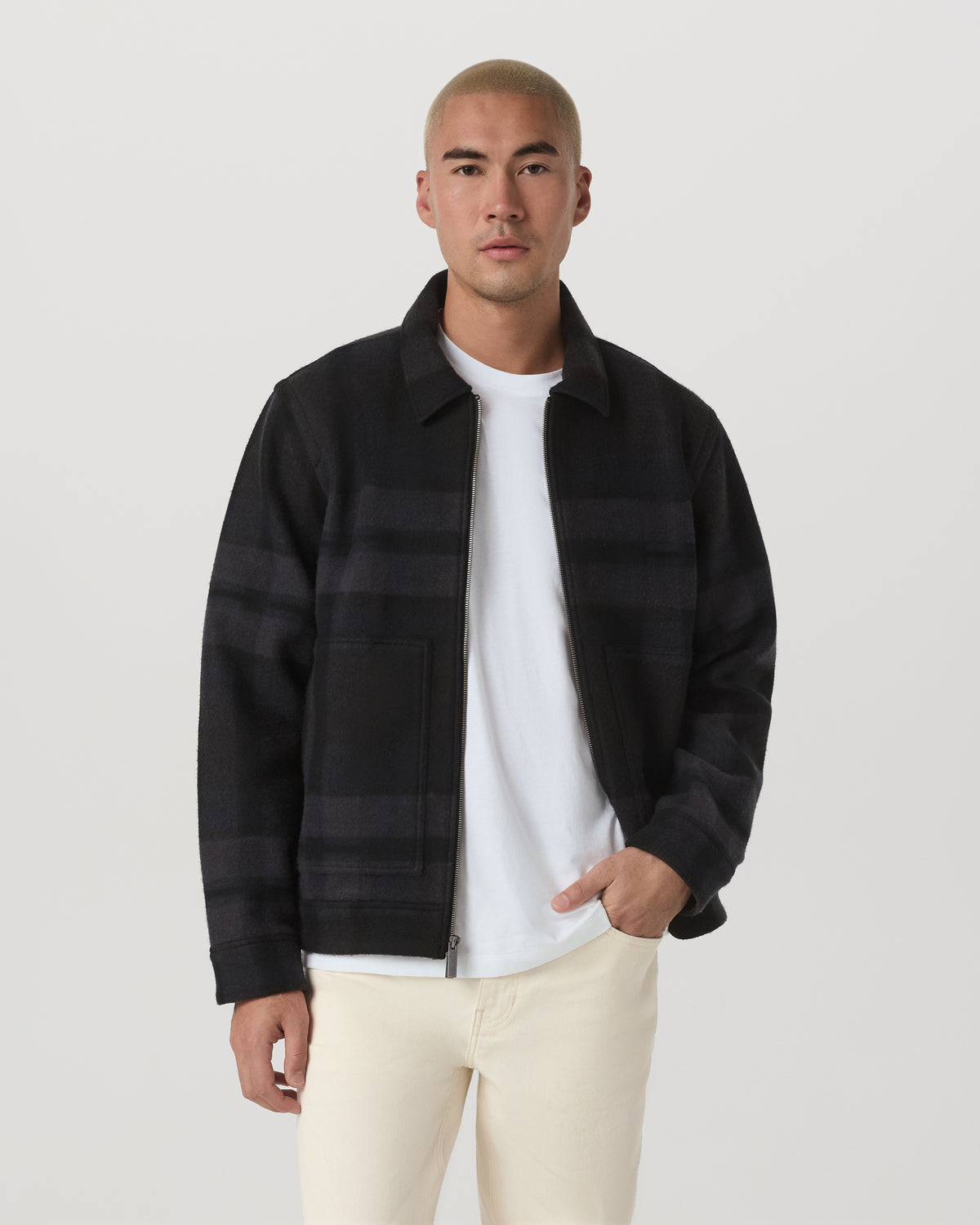 Ballard Jacket Men's Ink Fleece Jacket - Vuori