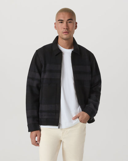 Ballard Jacket Men's Ink Fleece Jacket - Vuori