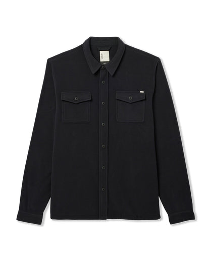 Aspen Shirt Jacket Black - Vuori