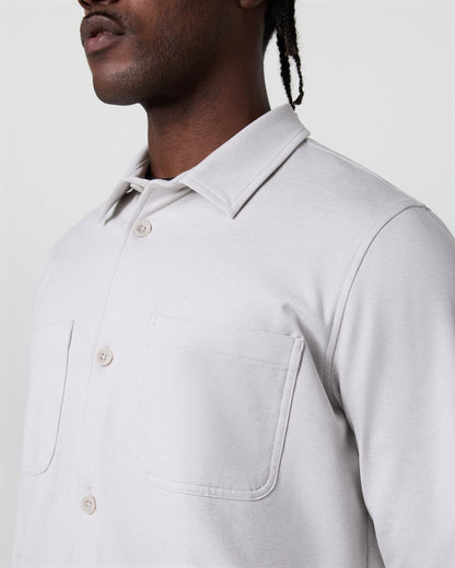Coronado Shirt Jacket Salt Heather - Vuori