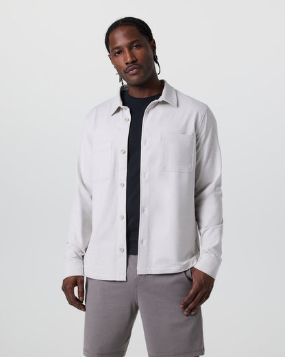 Coronado Shirt Jacket Salt Heather - Vuori