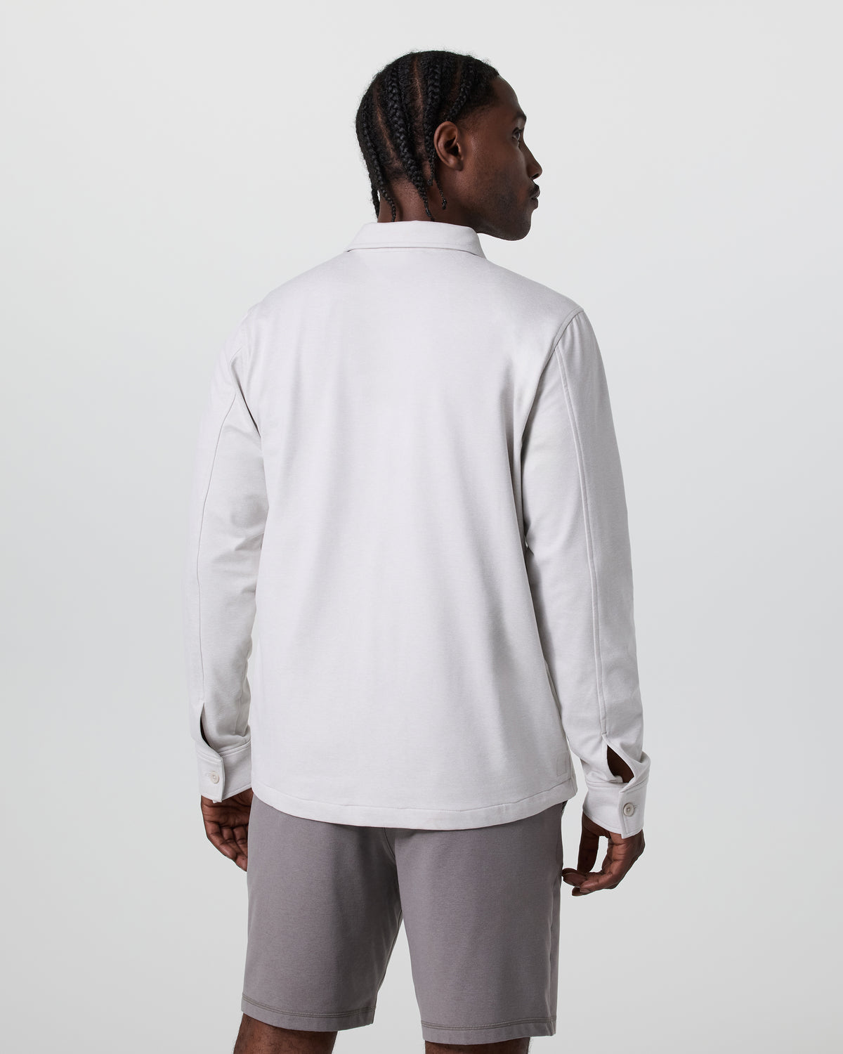 Coronado Shirt Jacket Salt Heather - Vuori