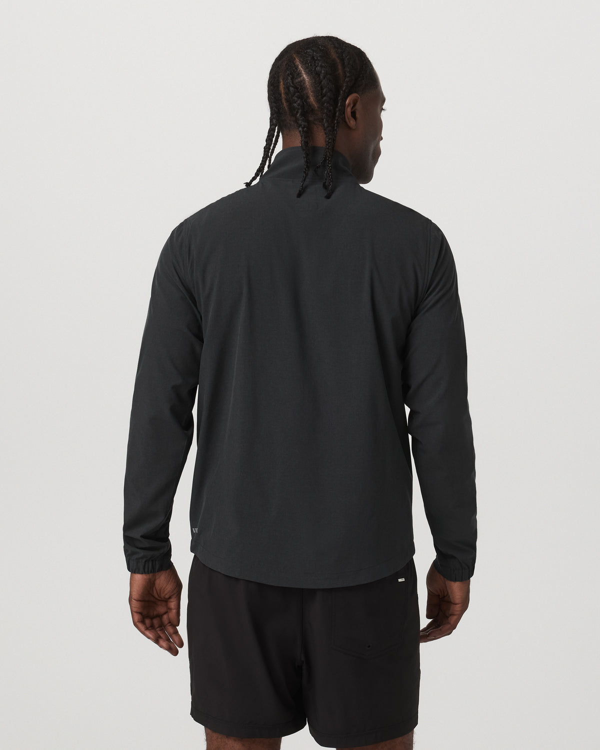 Venture Track Jacket Men's Black Track Jacket - Vuori