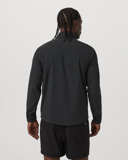 Venture Track Jacket Men's Black Track Jacket - Vuori