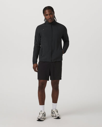 Venture Track Jacket Men's Black Track Jacket - Vuori