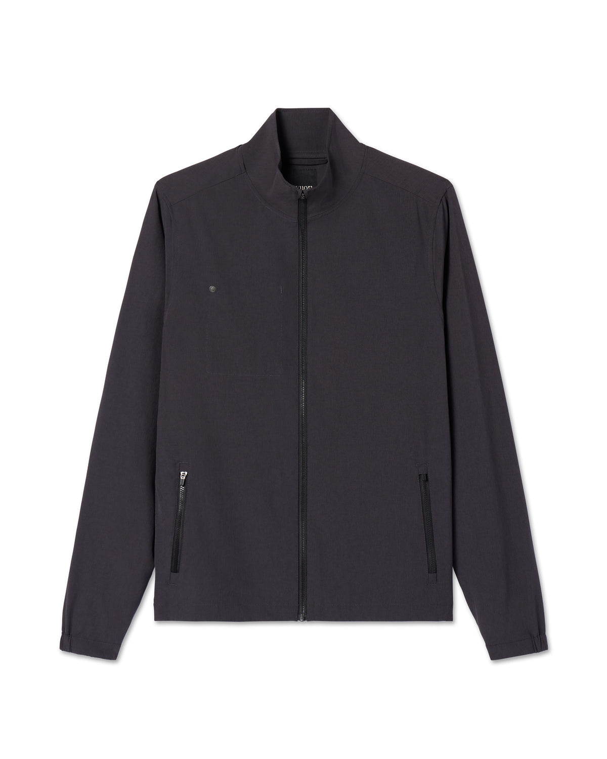 Venture Track Jacket Men's Black Track Jacket - Vuori