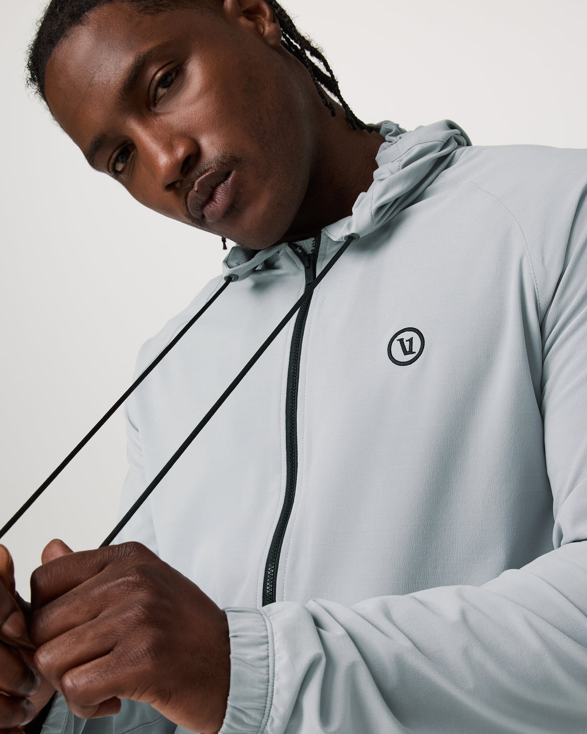 Elevate Kore Jacket Men's Sea Fog Fitness Jacket - Vuori