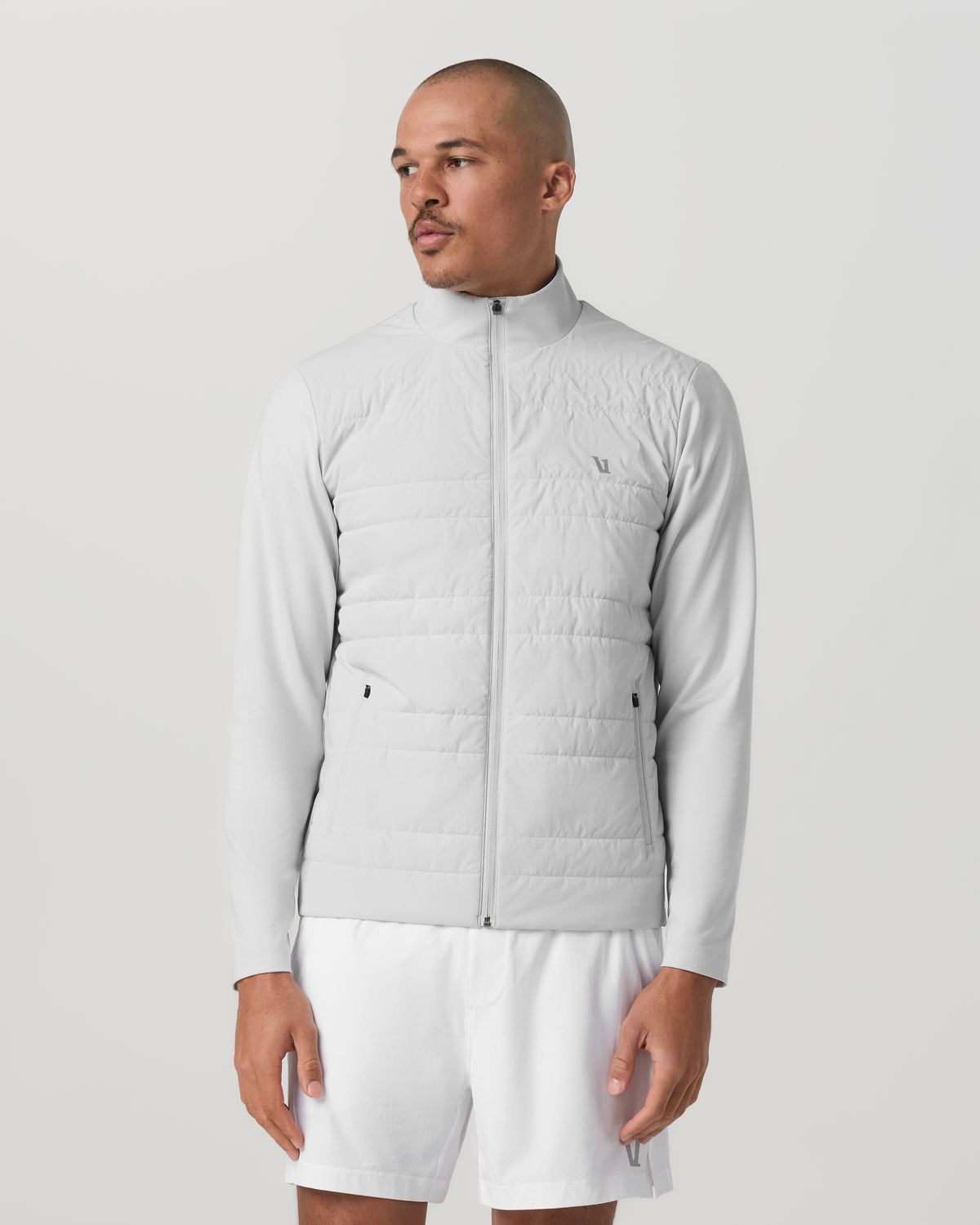 Sunday Insulated Hybrid Jacket Men's Frost Grey Jacket - Vuori