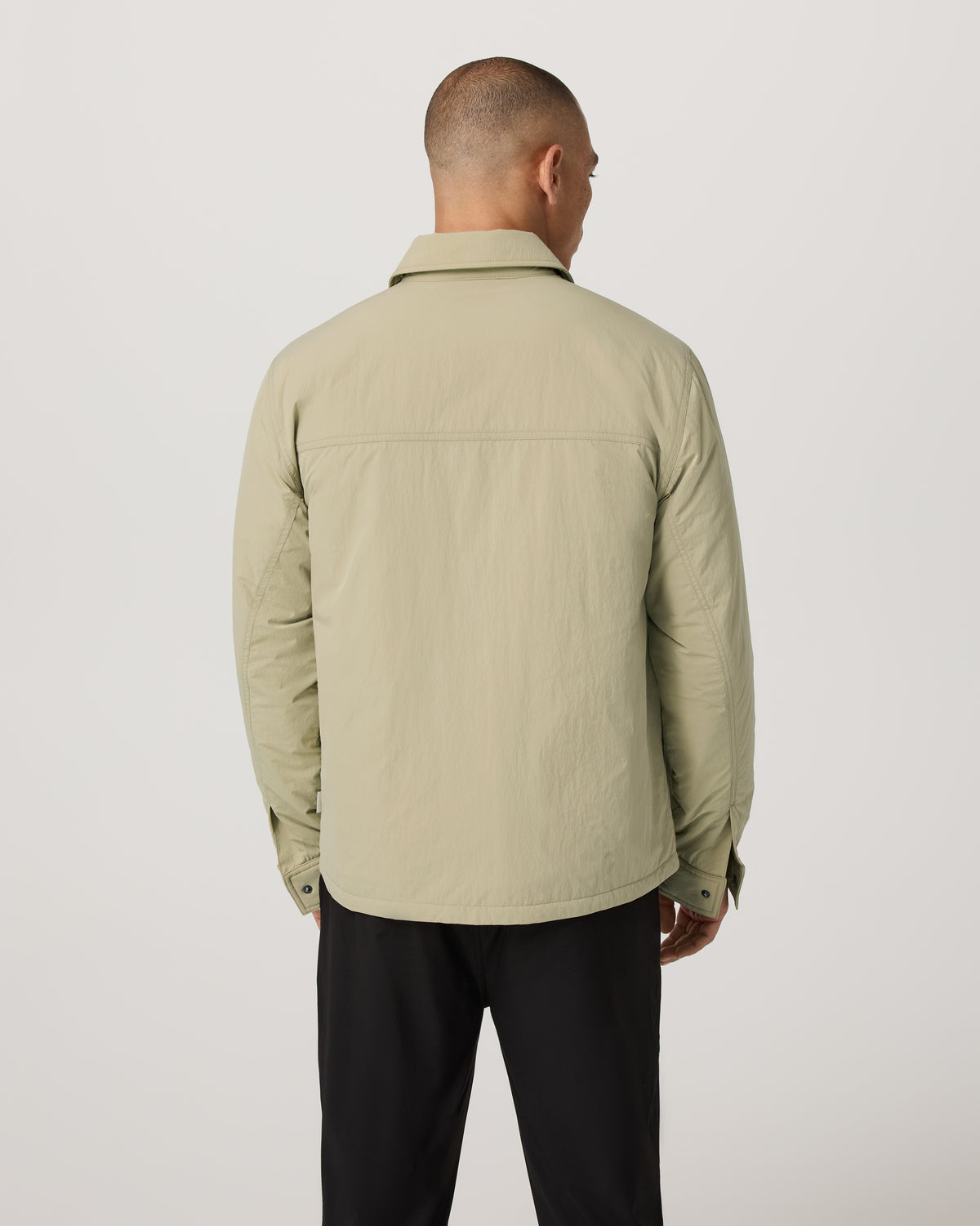 Nomad Insulated Shirt Jacket Men's Celery Seed Jacket - Vuori