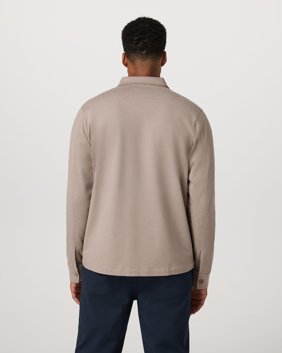 Coronado Shirt Jacket Men's Pumice Heather Shirt Jacket - Vuori