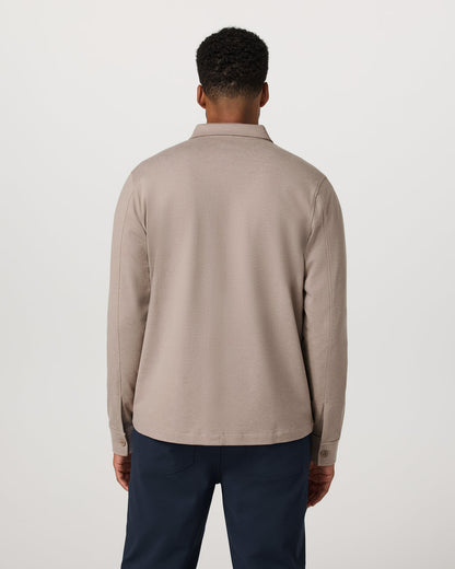 Coronado Shirt Jacket Men's Pumice Heather Shirt Jacket - Vuori