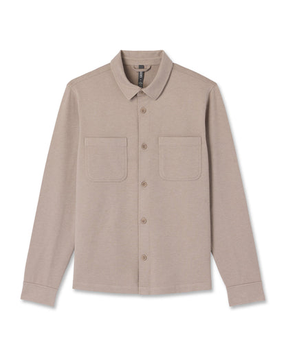 Coronado Shirt Jacket Men's Pumice Heather Shirt Jacket - Vuori