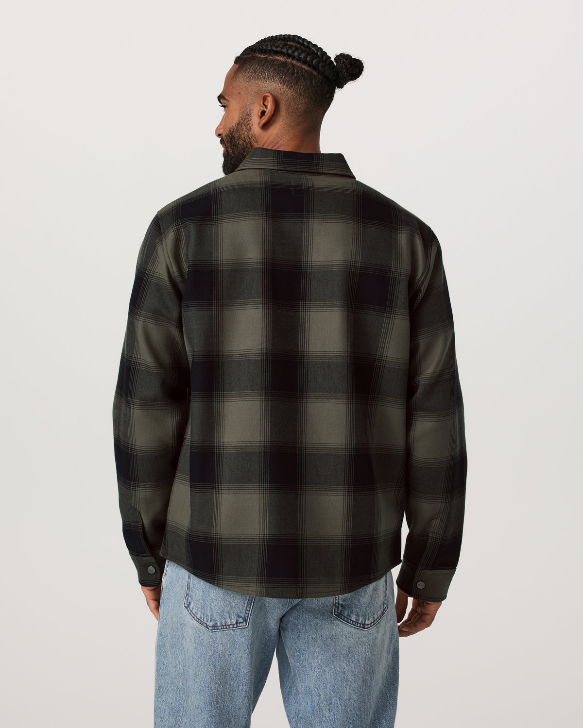 Range Shirt Jacket 2.0 Men's Oregano Plaid Jacket - Vuori