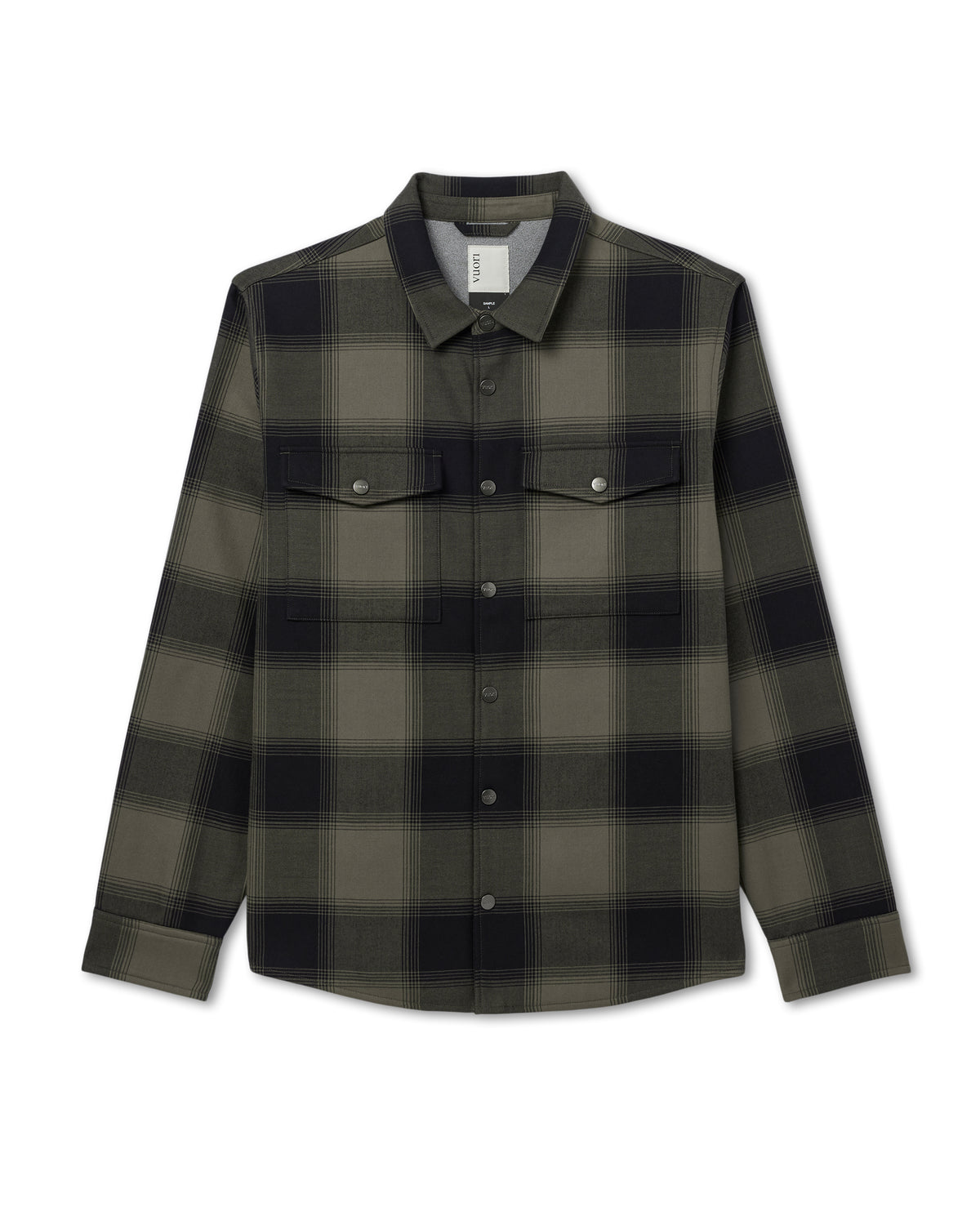 Range Shirt Jacket 2.0 Men's Oregano Plaid Jacket - Vuori