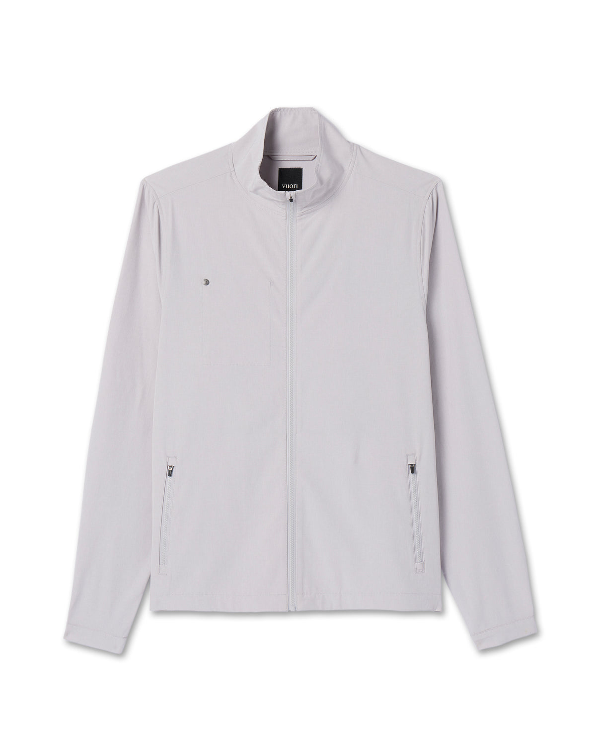 Venture Track Jacket Platinum Linen Texture - Vuori