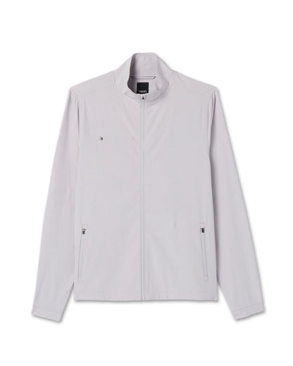 Venture Track Jacket Platinum Linen Texture - Vuori