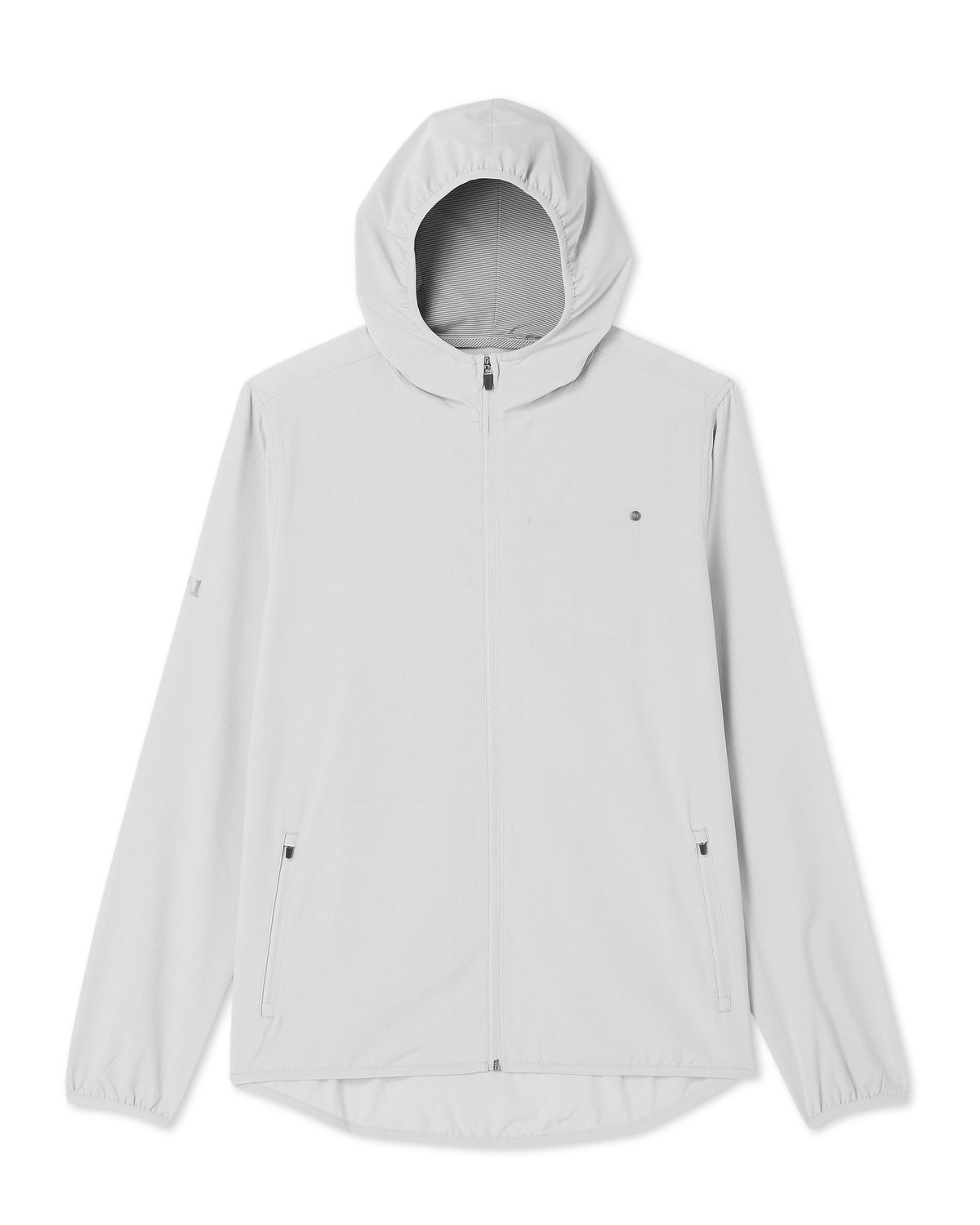 Outdoor Trainer Shell Men's Full-Zip Grey Mist Jacket - Vuori
