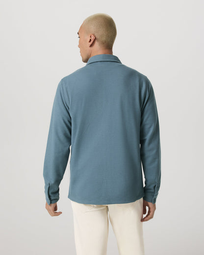 Waffle Shirt Jacket Versatile Men's Abyss Shirt Jacket - Vuori