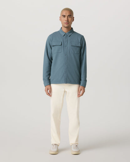 Waffle Shirt Jacket Versatile Men's Abyss Shirt Jacket - Vuori